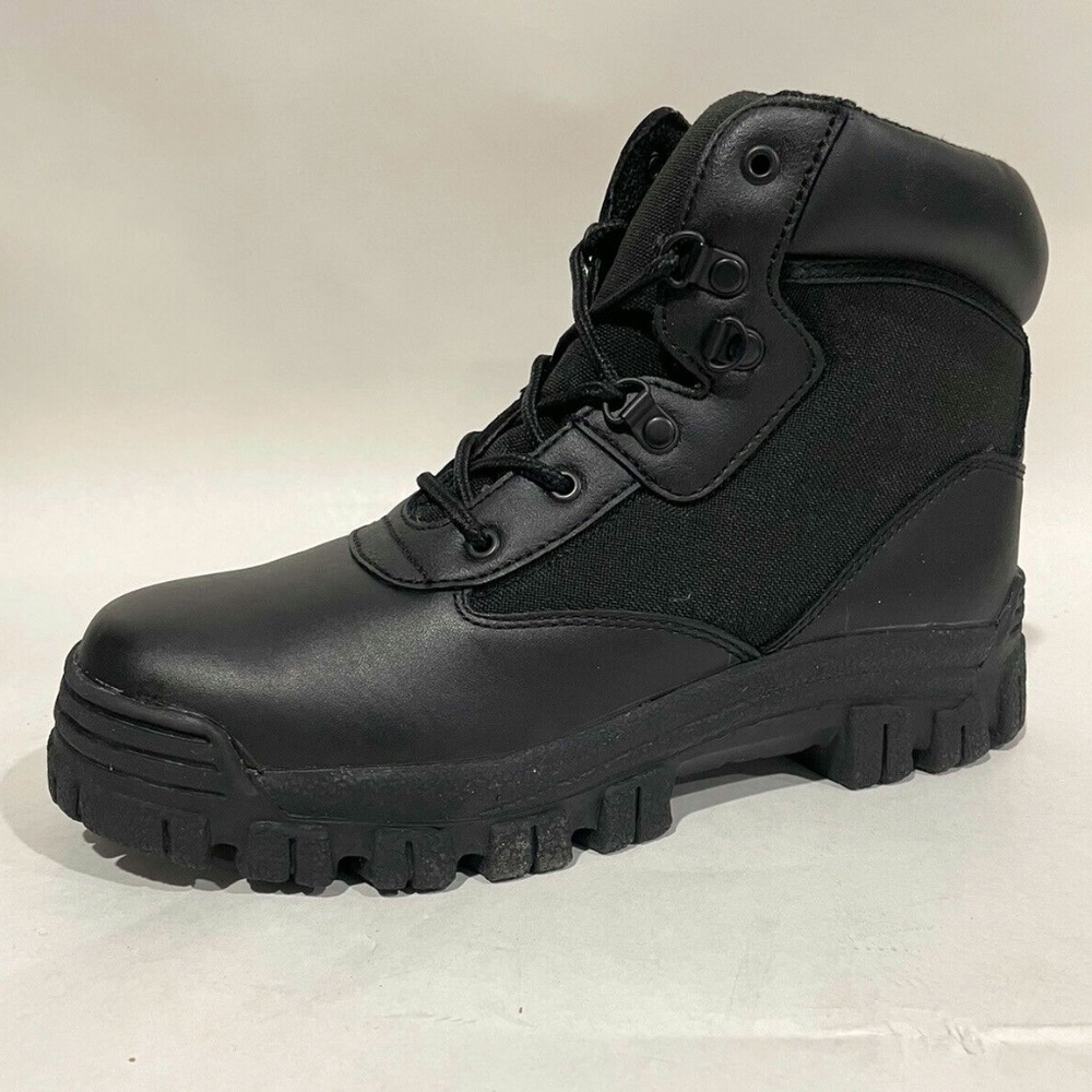 BATES Uniform Footwear 02126 ENFORCER SERIES 6" STEEL TOE Black Boot Mens 7.5